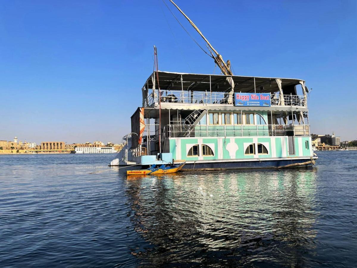 Floating Hotel- Happy Nile Boat Luxor Ngoại thất bức ảnh